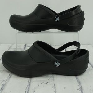 white sherpa crocs